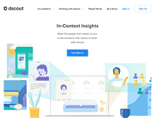 Tablet Screenshot of dscout.com